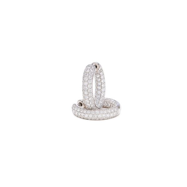 4.00 ctw. Pavé Hoops
