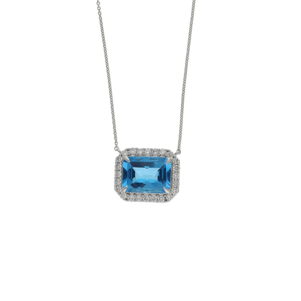 Blue Topaz Pendant