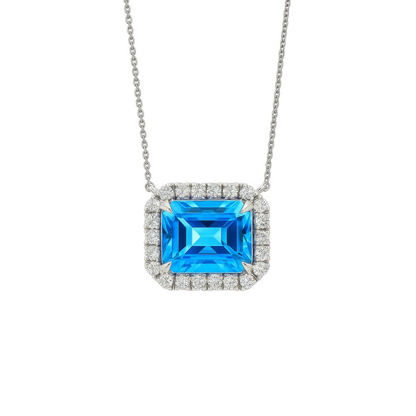 Blue Topaz Pendant