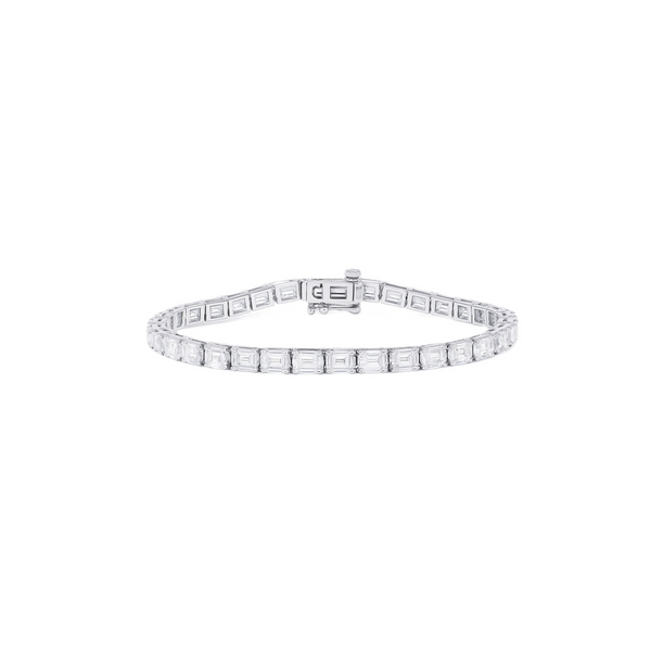 Emerald Cut Tennis Bracelet