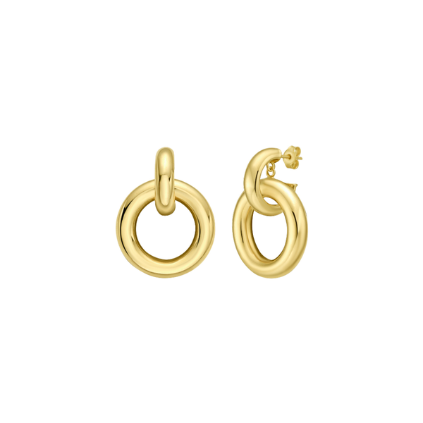 Linked Hoop Earrings