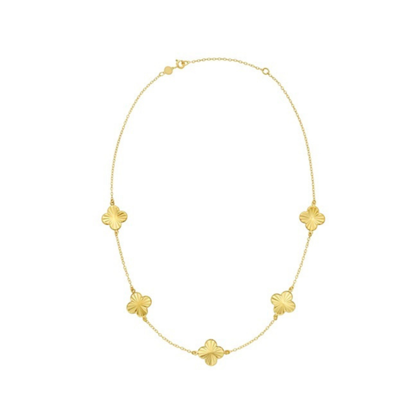 Clover Station Necklace