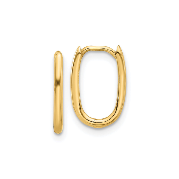 Hoop Earrings in 14K Yellow Gold