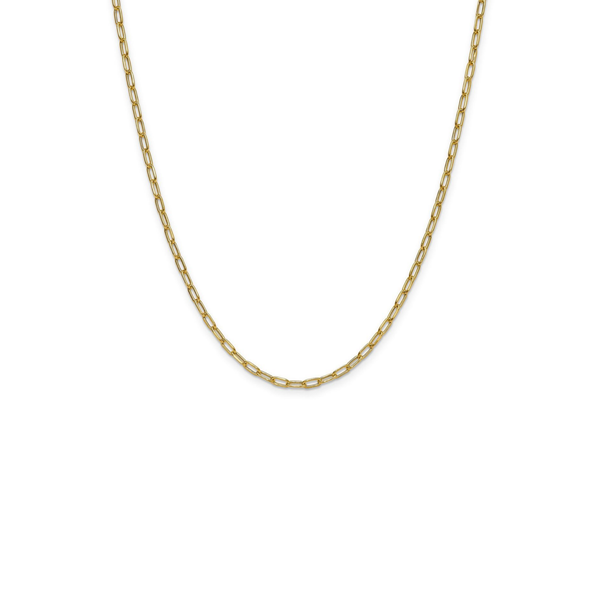Paperclip Chain in 14K Yellow Gold