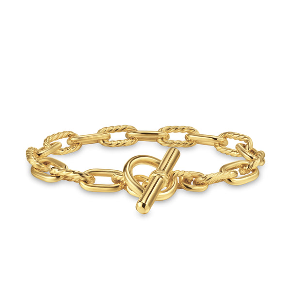 DY Madison® Toggle Chain Bracelet in 18K Yellow Gold