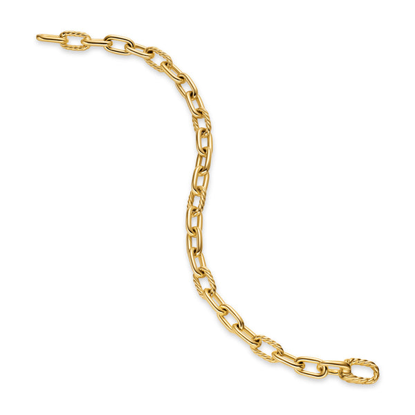 DY Madison Chain Bracelet in 18K Yellow Gold, 6mm