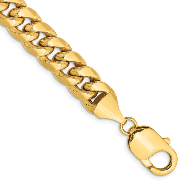 Miami Cuban Chain Bracelet in 14K Yellow Gold