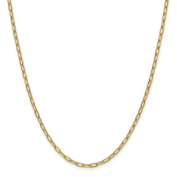 Paperclip Chain in 14K Yellow Gold