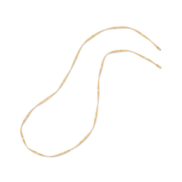18K Yellow Gold Twisted Supreme Long Necklace