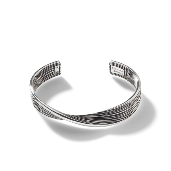 Bamboo 9.5MM Striated Cuff