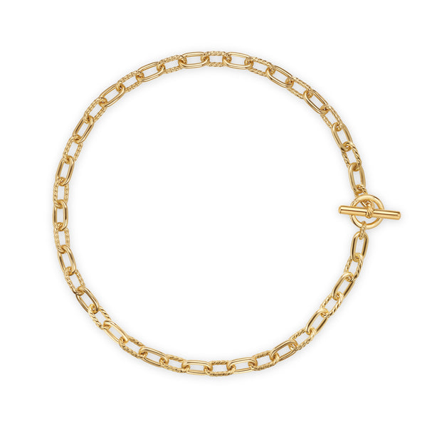DY Madison® Toggle Chain Necklace in 18K Yellow Gold