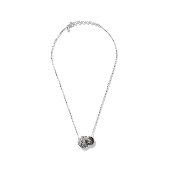 Radial Pave Pendant Necklace