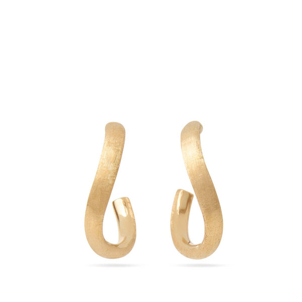 18K Yellow Gold Hoop Earrings
