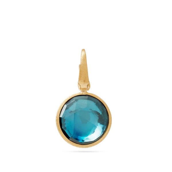 18K Yellow Gold Gemstone Pendant