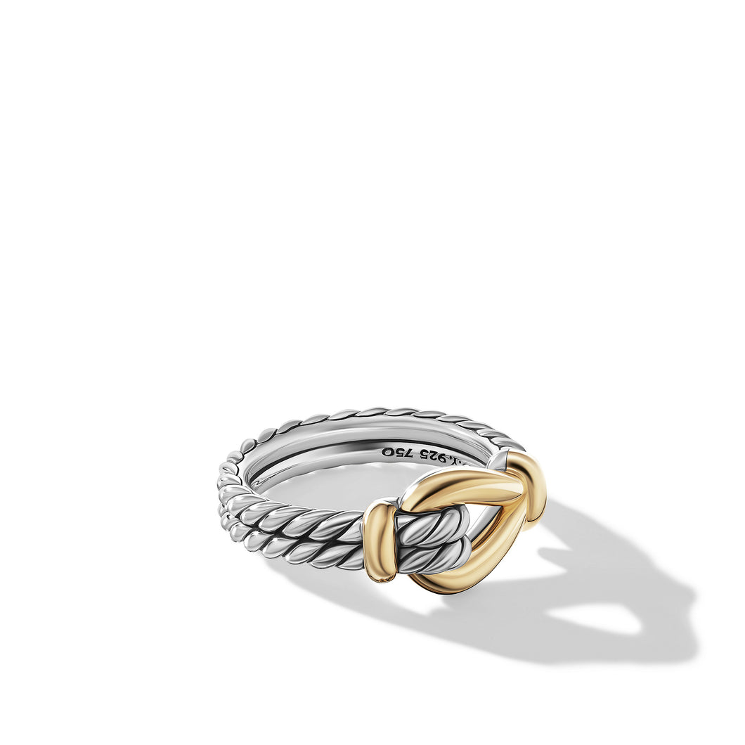 Thoroughbred Loop Ring with 18K Yellow Gold