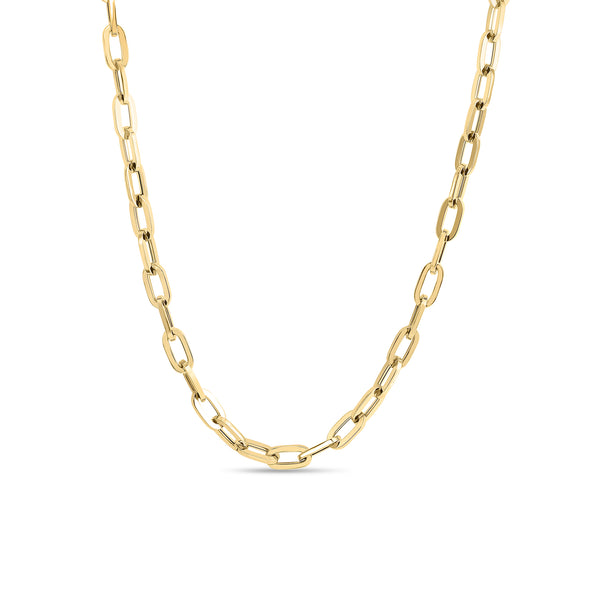 18K Yellow Gold Classic Oro Collar - 17 In