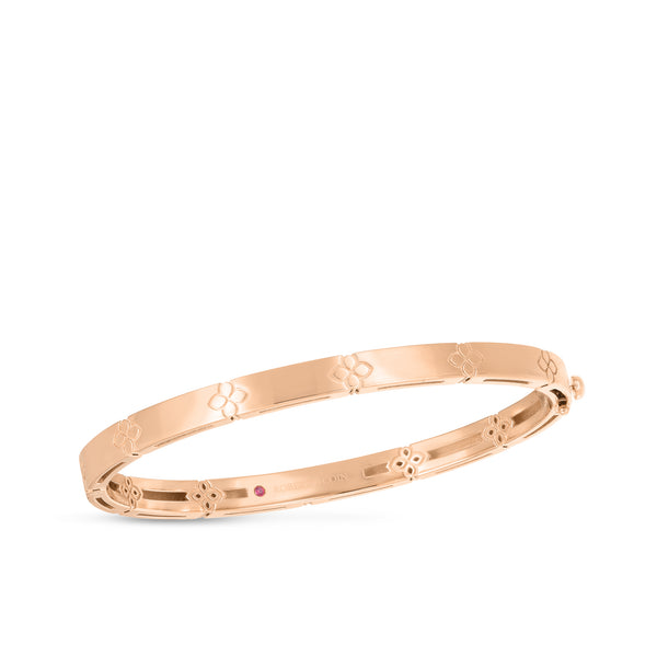 18K Rose Gold Love In Verona Narrow Bangle