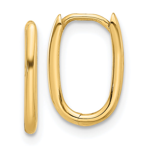 Hoop Earrings in 14K Yellow Gold