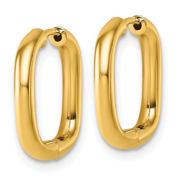 Hoop Earrings in 14K Yellow Gold