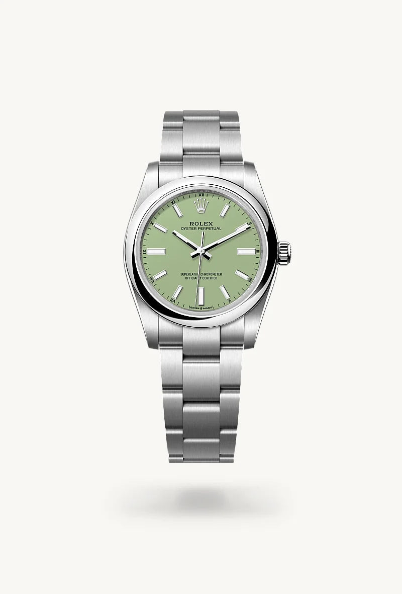 Rolex Oyster Perpetual in Oystersteel, M124200-0006 - Little Switzerland