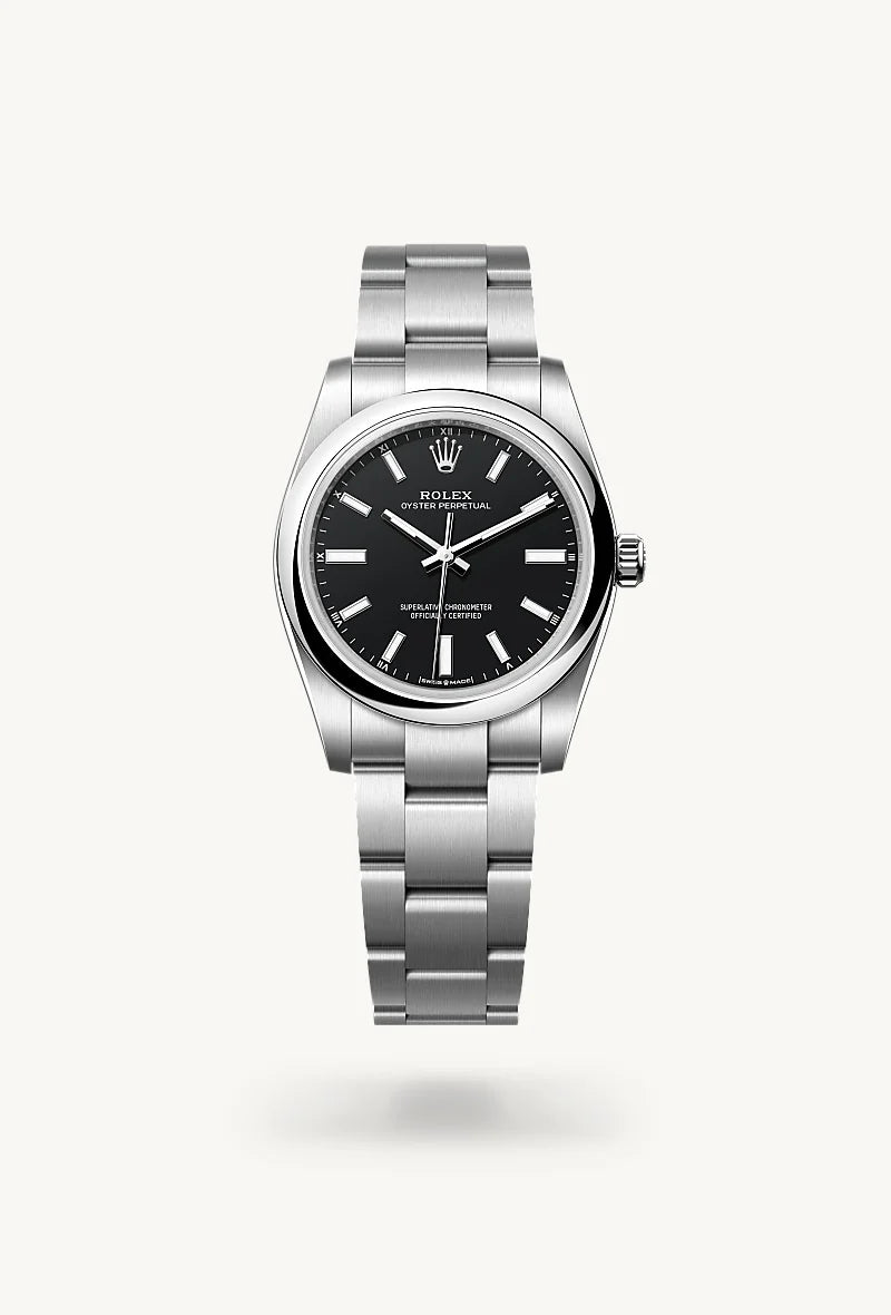 Rolex Oyster Perpetual in Oystersteel, M124200-0010 - Little Switzerland
