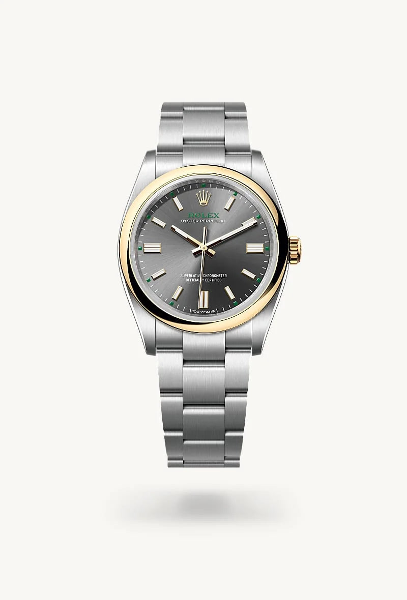 Rolex Oyster Perpetual in Yellow Rolesor - combination of Oystersteel and yellow gold, M126003-0001 - Little Switzerland