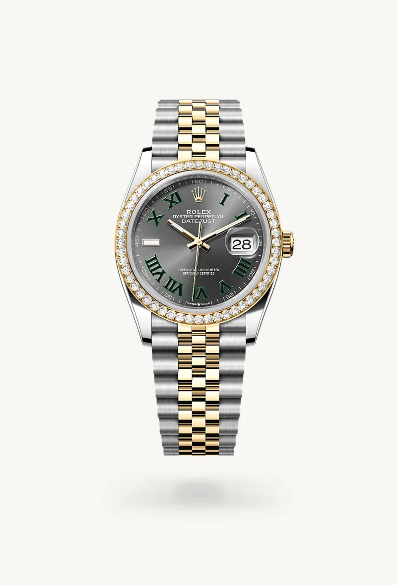 Rolex Datejust in Yellow Rolesor - combination of Oystersteel and yellow gold, M126283RBR-0021 - Little Switzerland