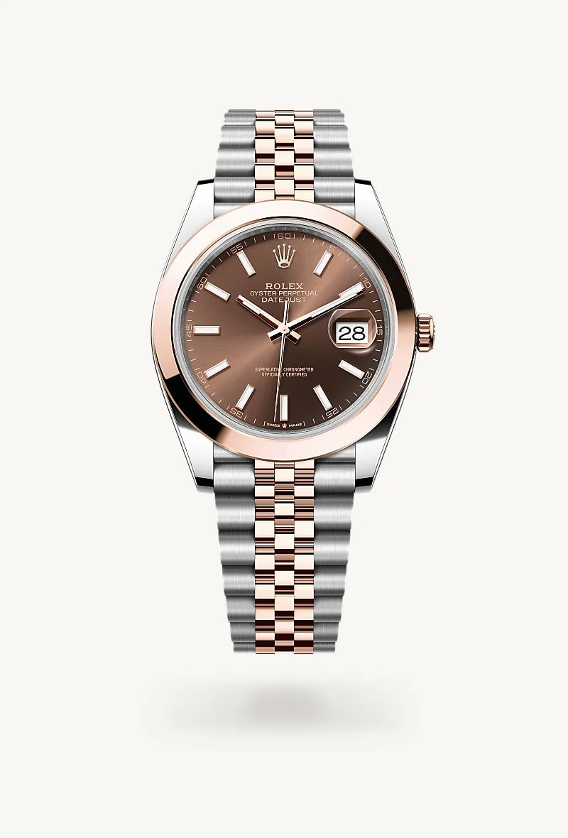 Rolex Datejust in Everose Rolesor - combination of Oystersteel and Everose gold, M126301-0002 - Little Switzerland
