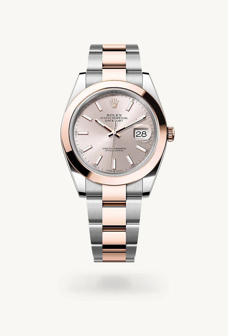 Rolex Datejust in Everose Rolesor - combination of Oystersteel and Everose gold, M126301-0009 - Little Switzerland