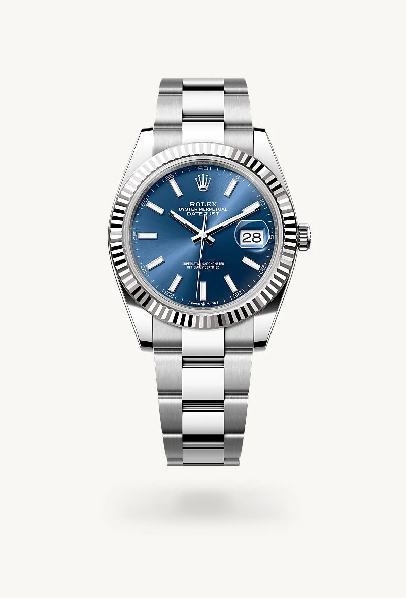 Rolex Datejust in White Rolesor - combination of Oystersteel and white gold, M126334-0001 - Little Switzerland