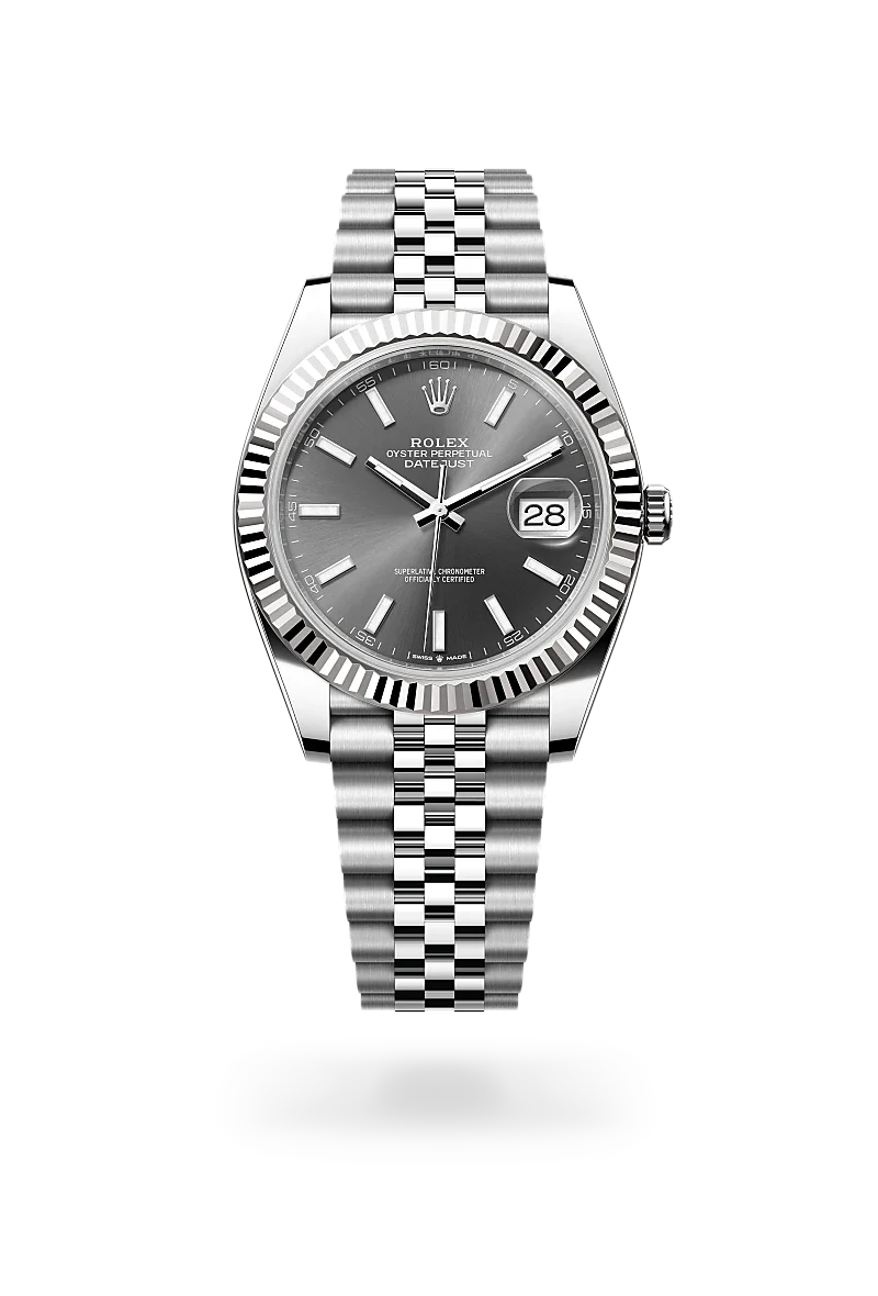 Rolex Datejust 41 White Rolesor - combination of Oystersteel and white gold, M126334-0014