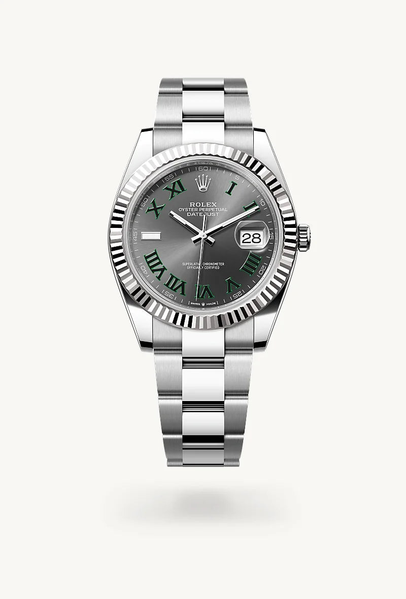 Rolex Datejust in White Rolesor - combination of Oystersteel and white gold, M126334-0021 - Little Switzerland