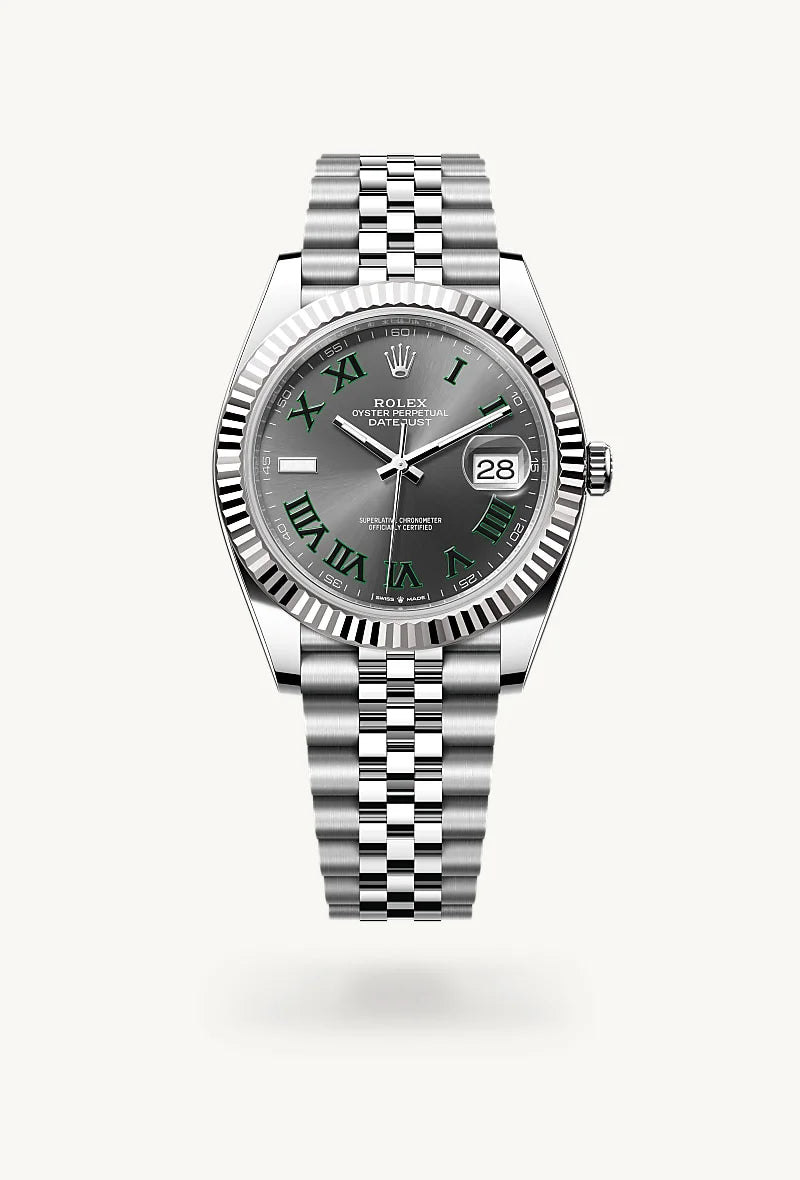 Rolex Datejust in White Rolesor - combination of Oystersteel and white gold, M126334-0022 - Little Switzerland