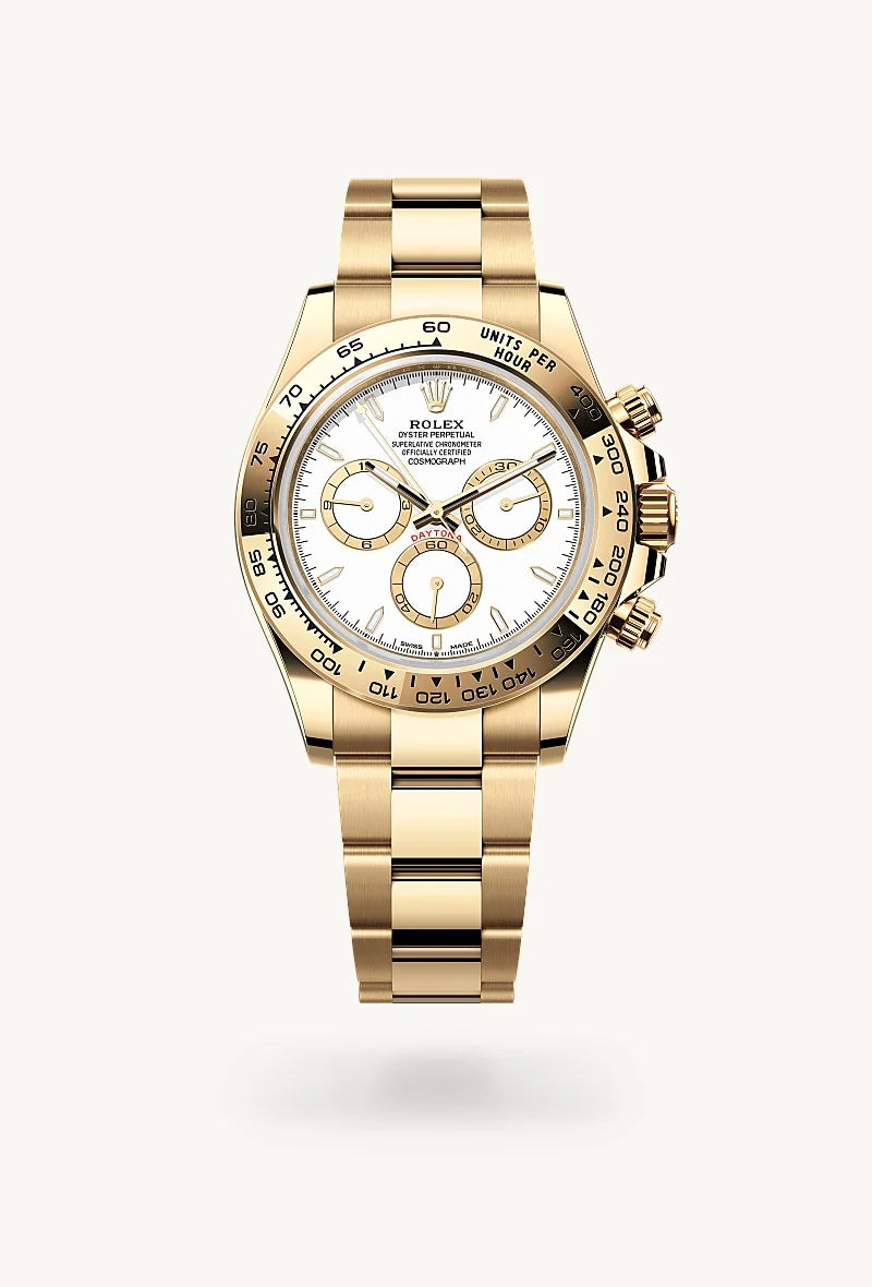 Rolex Cosmograph Daytona in 18 kt yellow gold, M126508-0001 - Little Switzerland