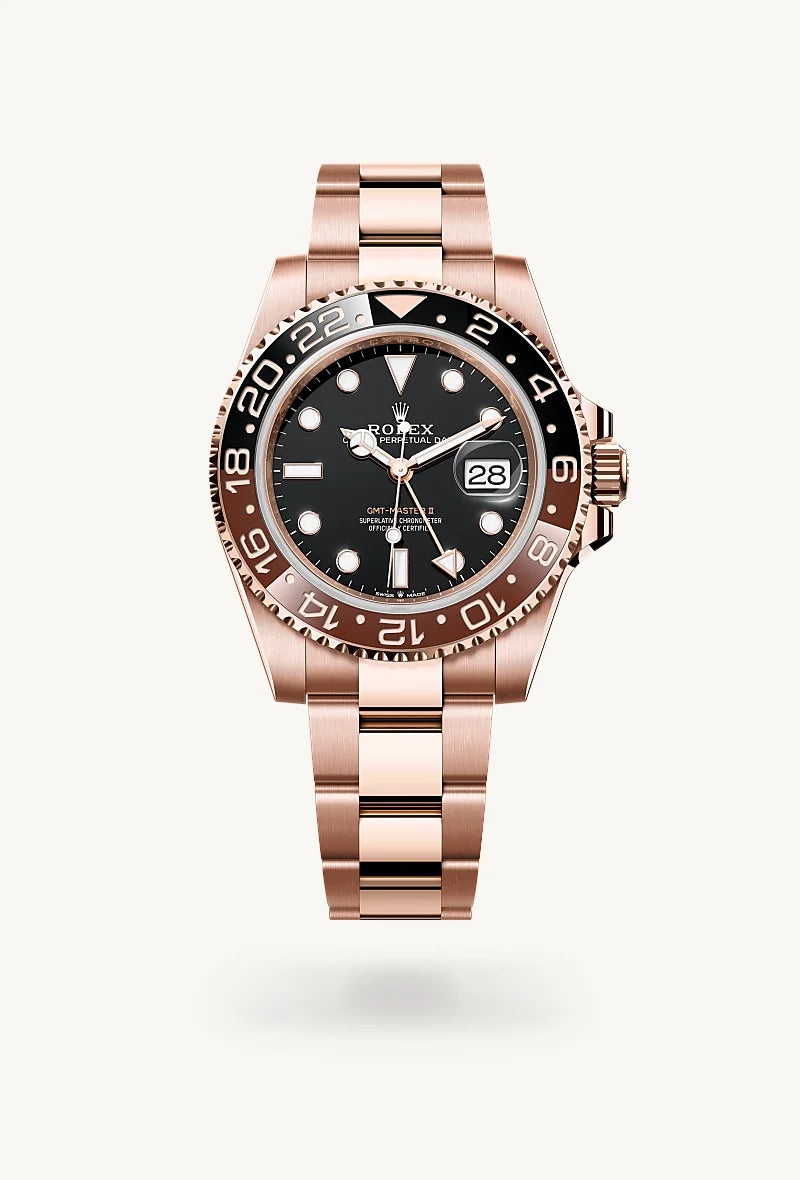 Rolex GMT-Master II in 18 kt Everose gold, M126715CHNR-0001 - Little Switzerland