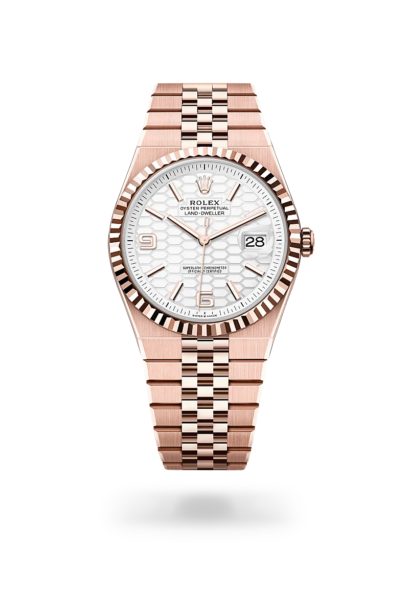 Rolex Land-Dweller 40 18 kt Everose gold, M127335-0001