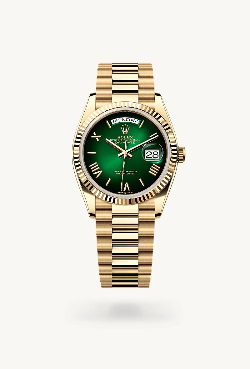 Rolex Day-Date in 18 kt yellow gold, M128238-0118 - Little Switzerland