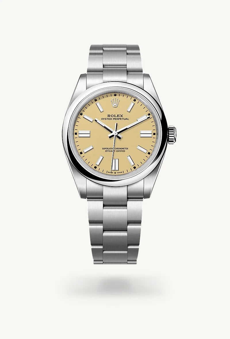 Rolex Oyster Perpetual in Oystersteel, M134300-0007 - Little Switzerland