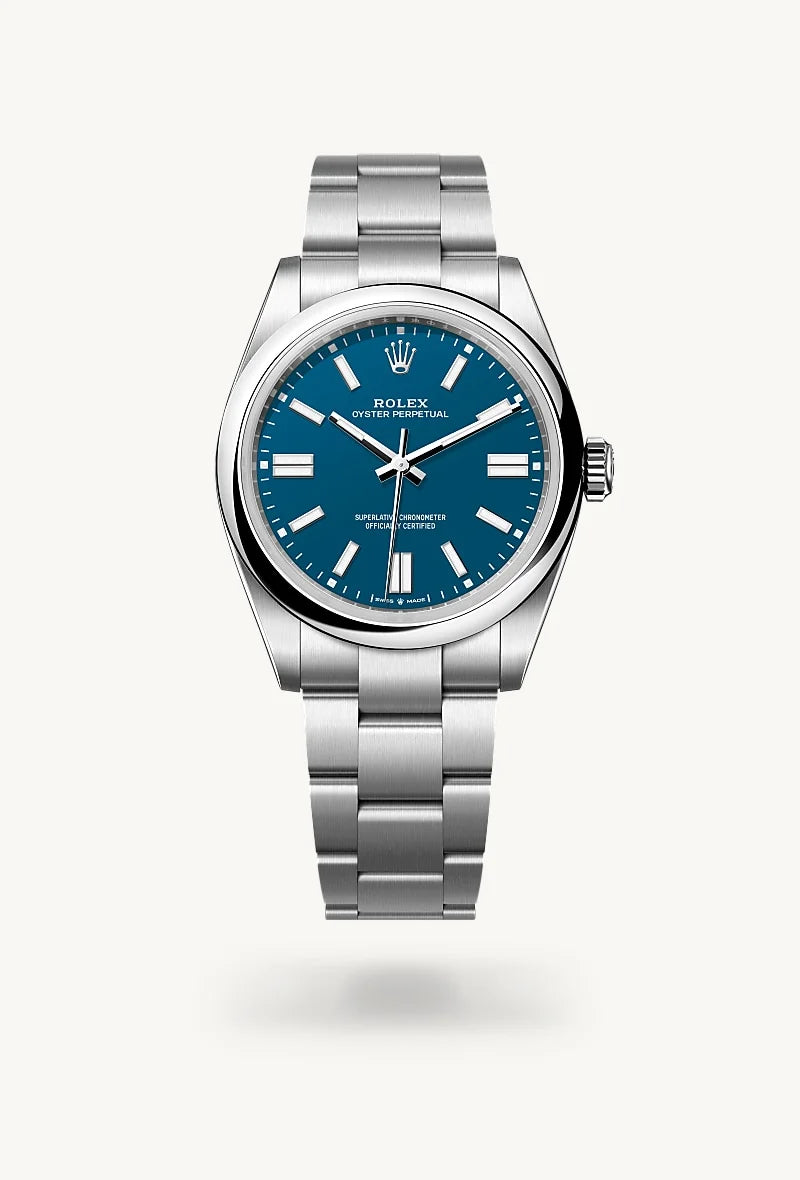 Rolex Oyster Perpetual in Oystersteel, M134300-0009 - Little Switzerland