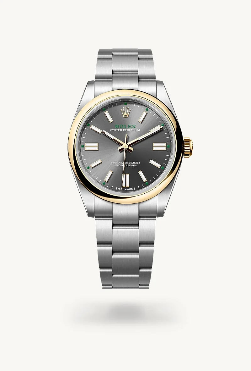 Rolex Oyster Perpetual 41 Yellow Rolesor - combination of Oystersteel and yellow gold, M134303-0001