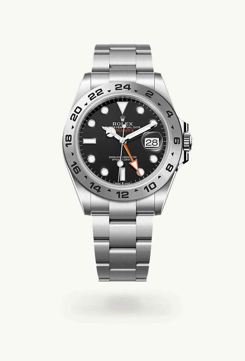 Rolex Explorer II in Oystersteel, M226570-0002 - Little Switzerland