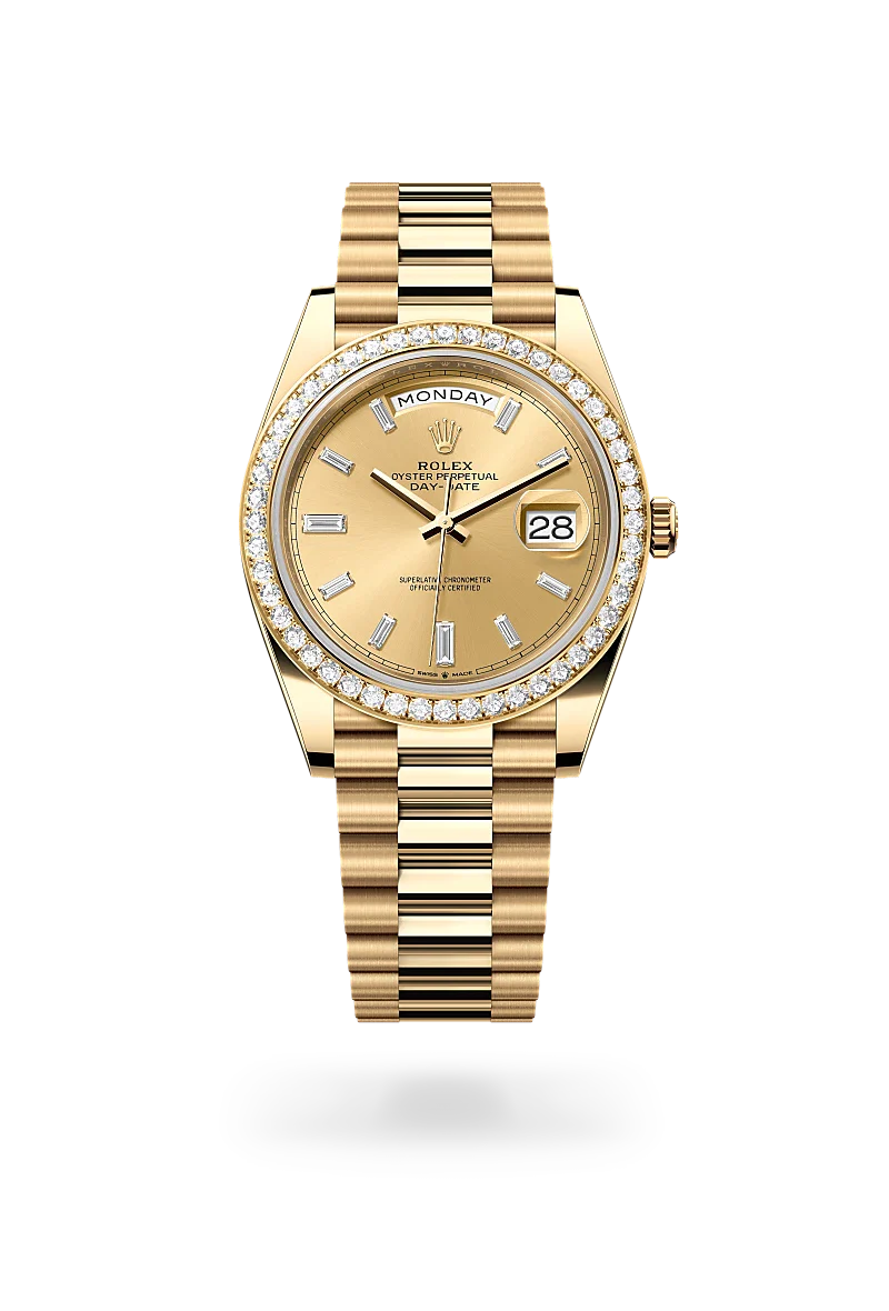 Rolex Day-Date 40 18 kt yellow gold, M228348RBR-0002