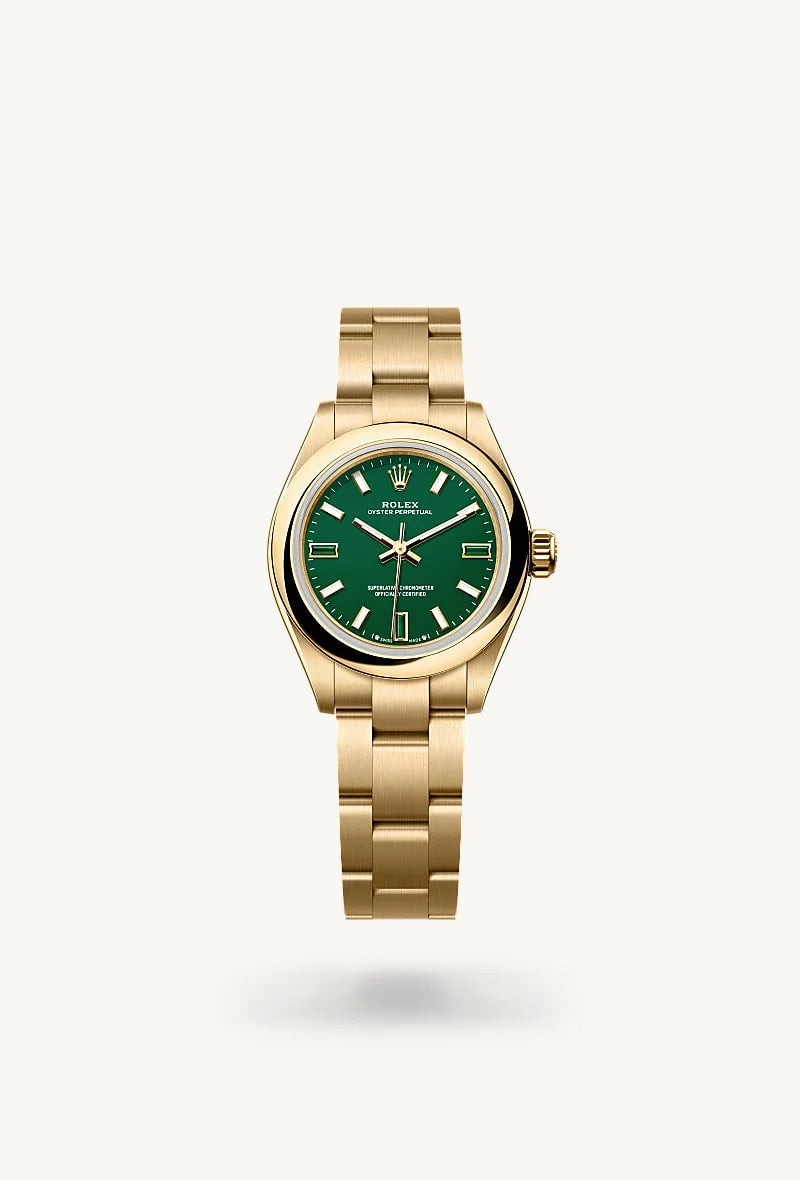 Rolex Oyster Perpetual 28 18 kt yellow gold, M276208-0002