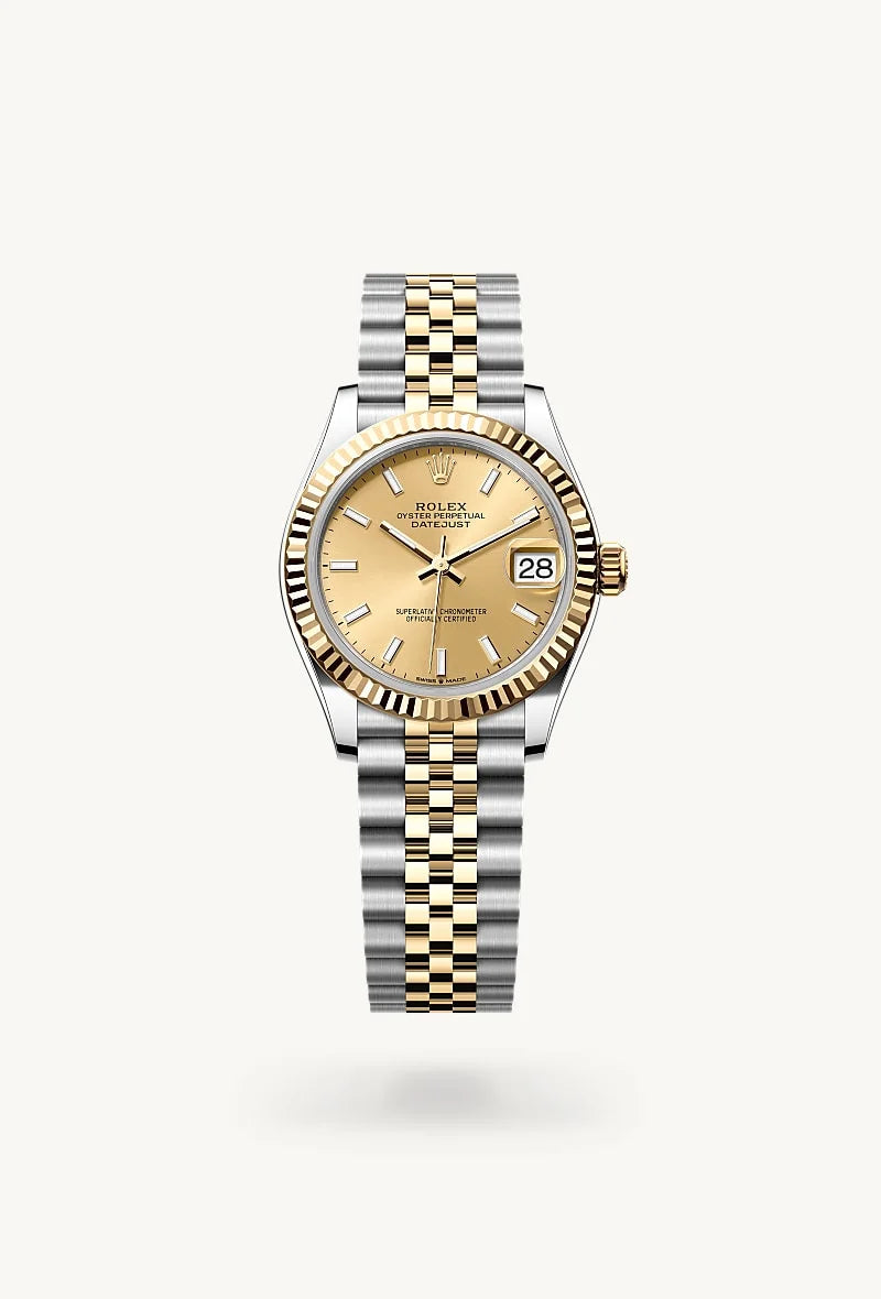 Rolex Datejust in Yellow Rolesor - combination of Oystersteel and yellow gold, M278273-0014 - Little Switzerland