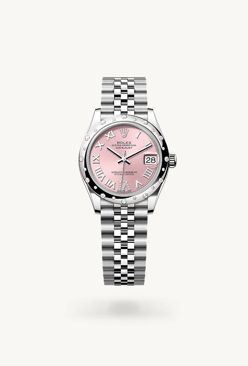 Rolex Datejust in White Rolesor - combination of Oystersteel and white gold, M278344RBR-0026 - Little Switzerland