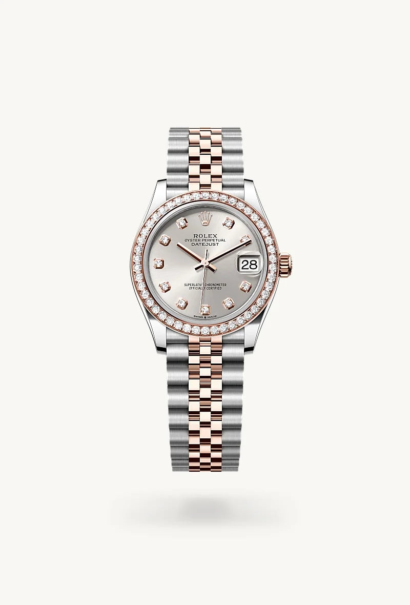 Rolex Datejust in Everose Rolesor - combination of Oystersteel and Everose gold, M278381RBR-0016 - Little Switzerland