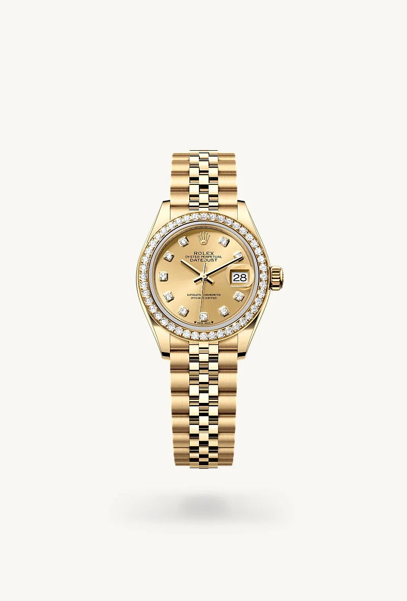 Rolex Lady-Datejust in 18 kt yellow gold, M279138RBR-0024 - Little Switzerland