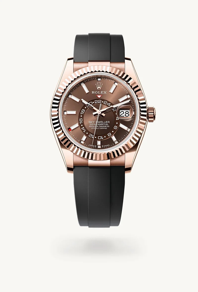 Rolex Sky-Dweller in 18 kt Everose gold, M336235-0002 - Little Switzerland