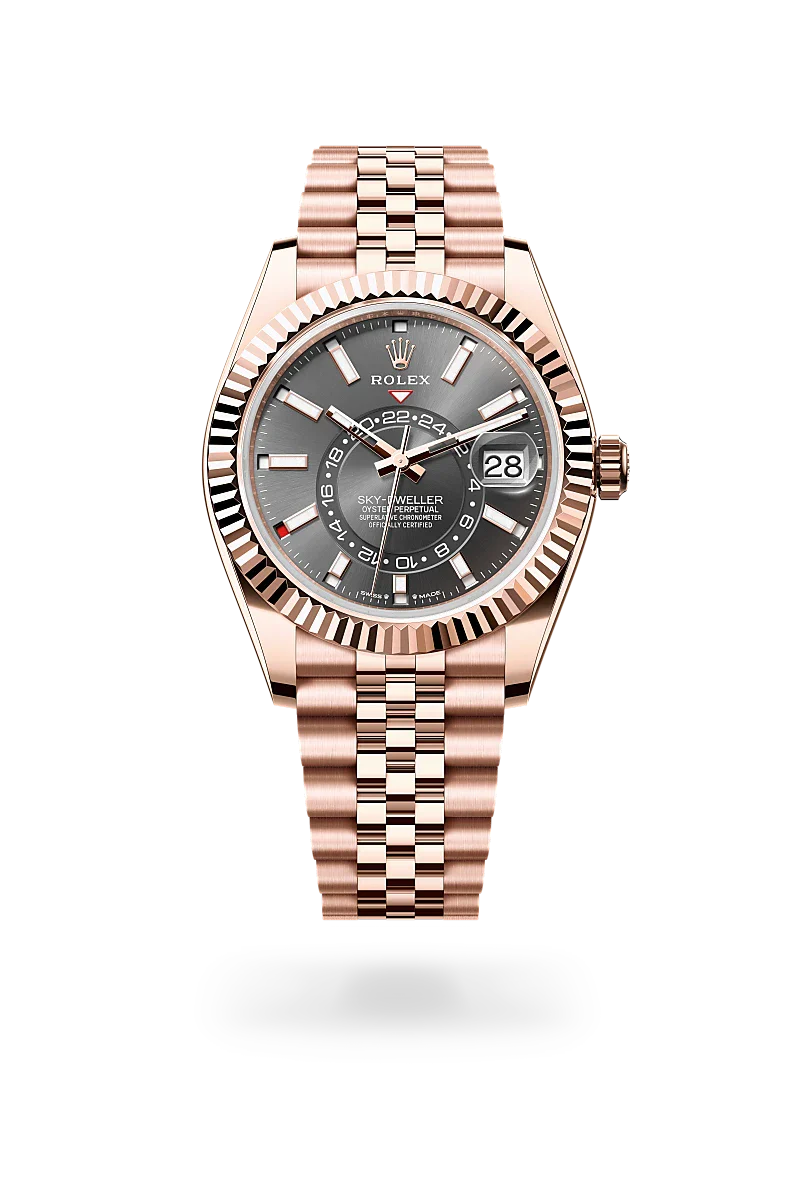 Rolex Sky-Dweller 18 kt Everose gold, M336935-0008