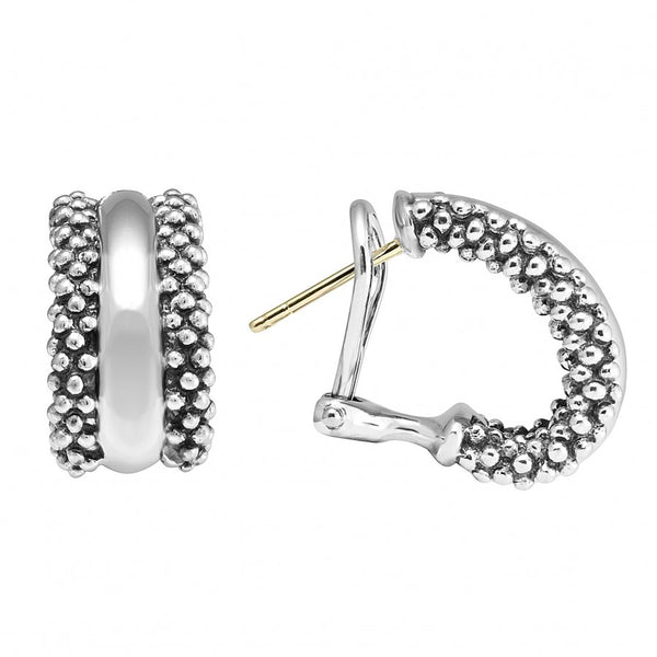 Signature Caviar Hoop Earrings